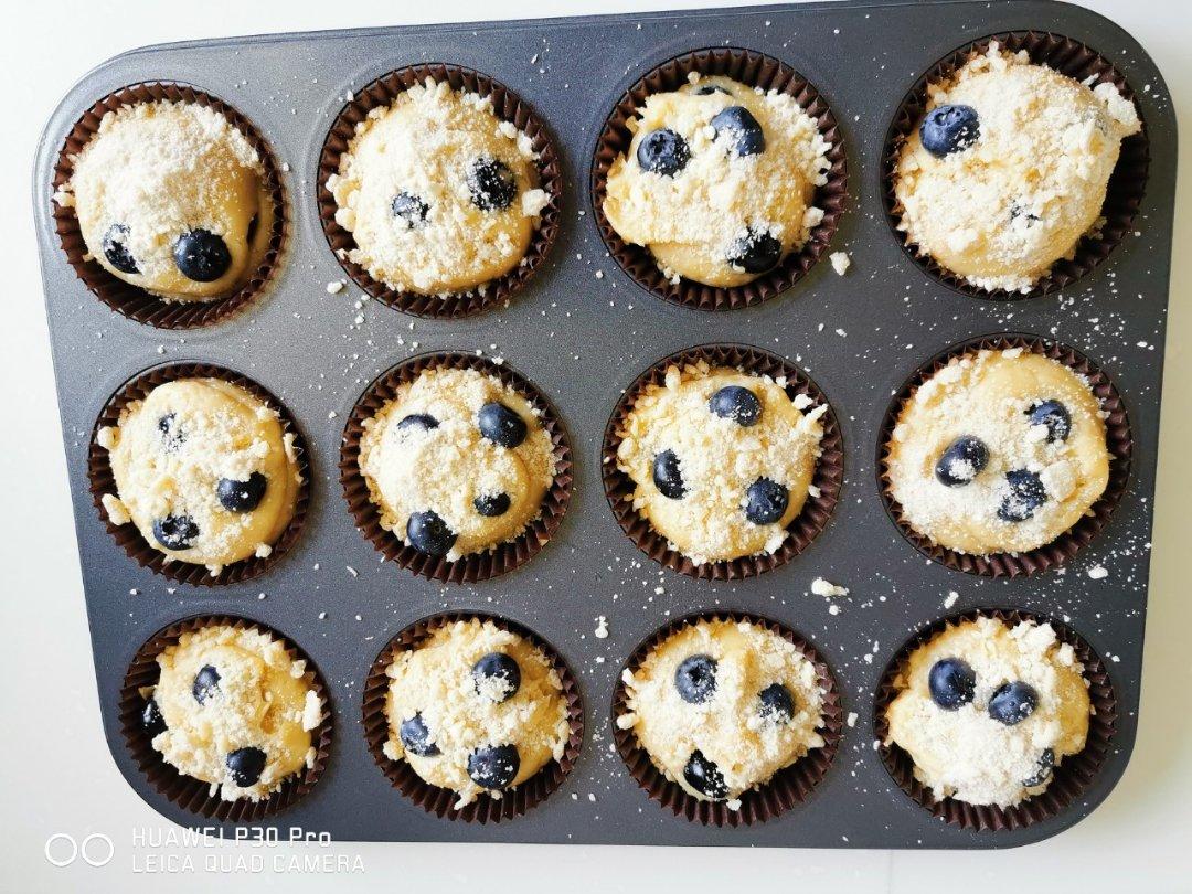会爆浆的蓝莓玛芬蛋糕