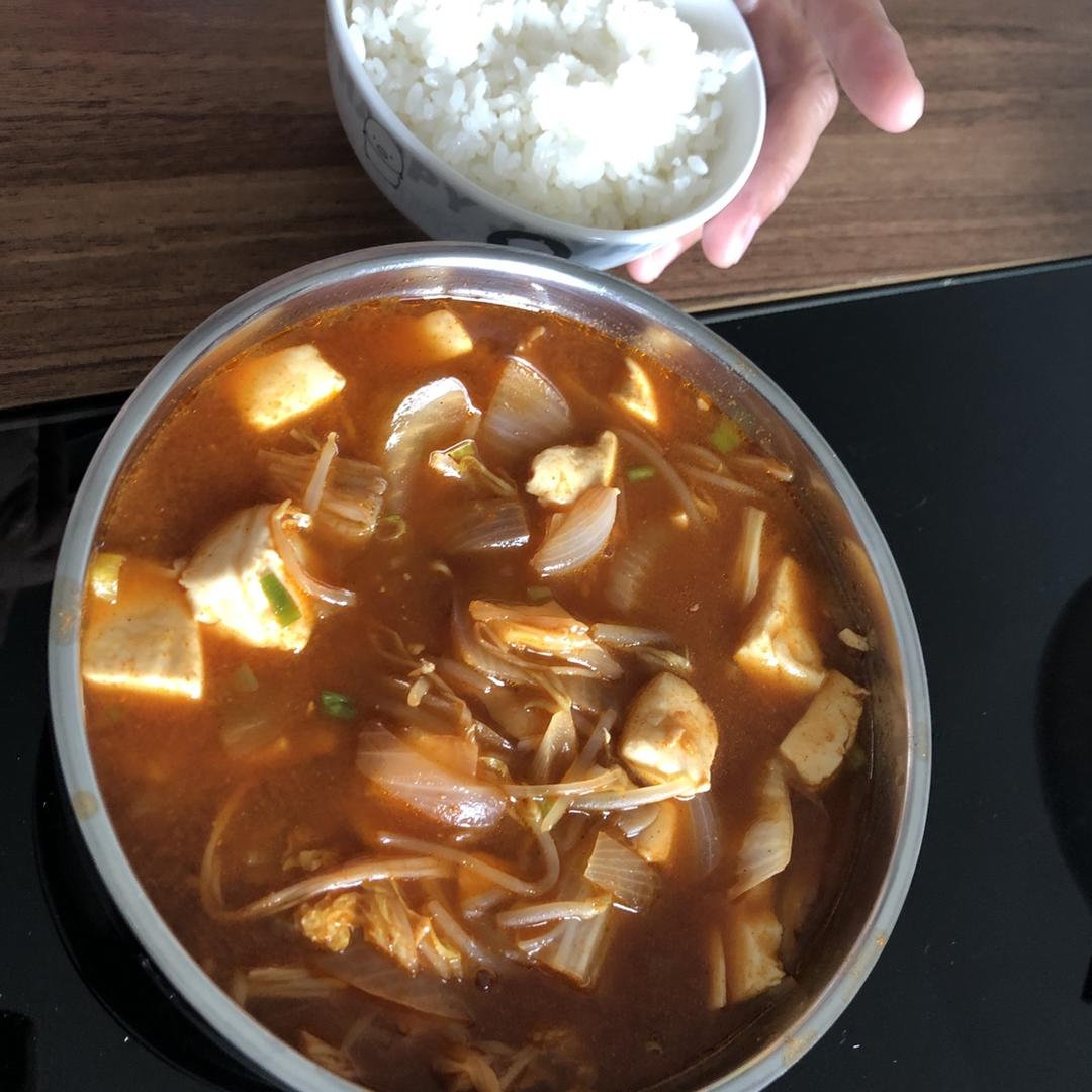 韩式豆腐锅 Korean Tofu Hotpot