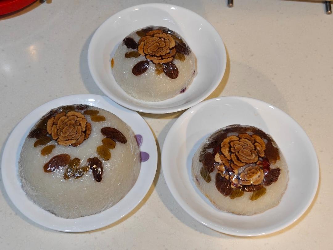 【猪油夹沙八宝饭】古法蒸糯米