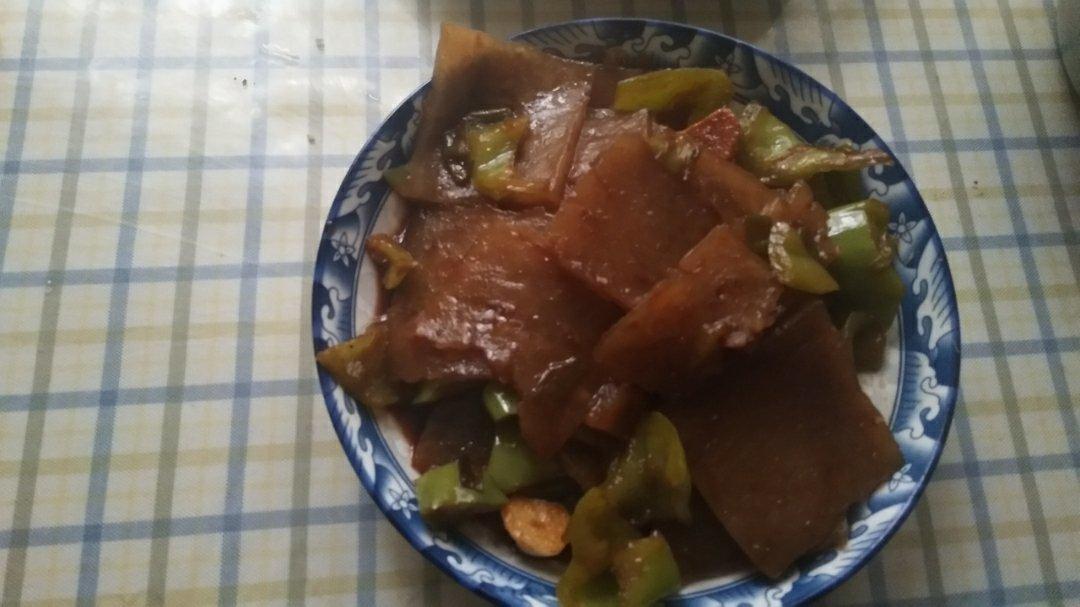 蒜苗炒扁剁