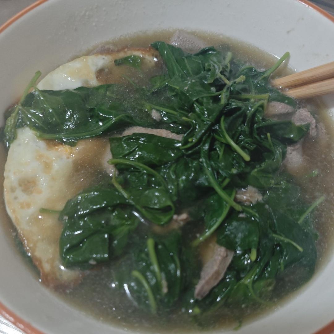 枸杞叶猪肝汤