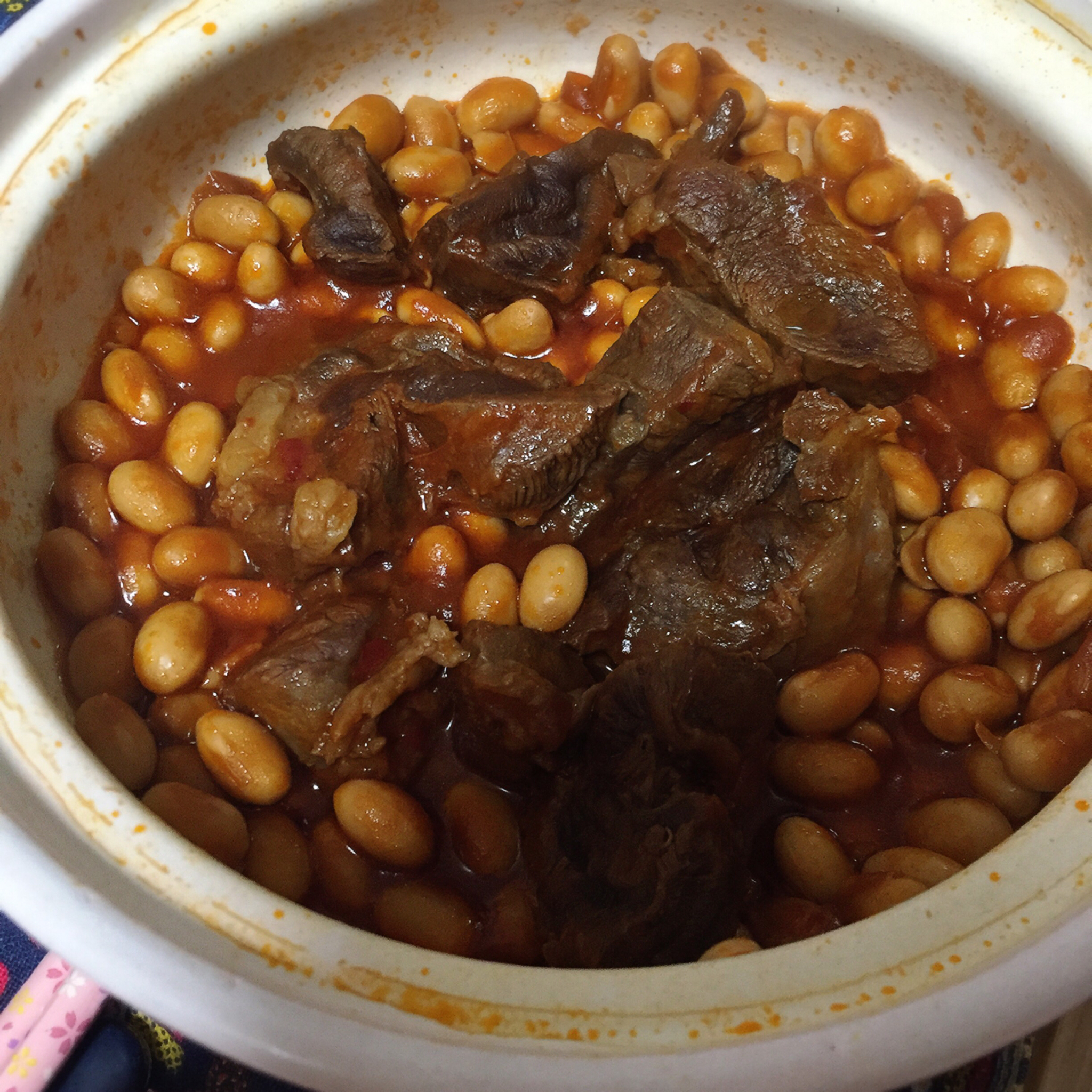 黄豆烧牛腱
