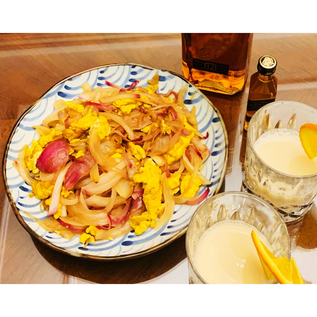 洋葱炒鸡蛋