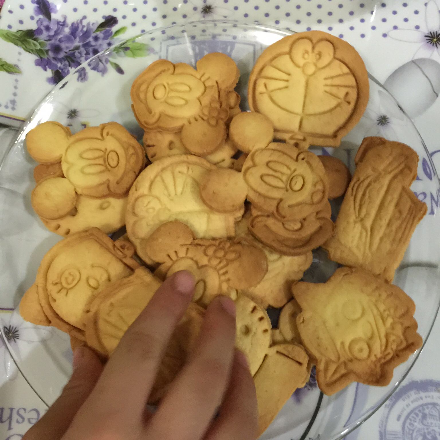 卡通黄油饼干