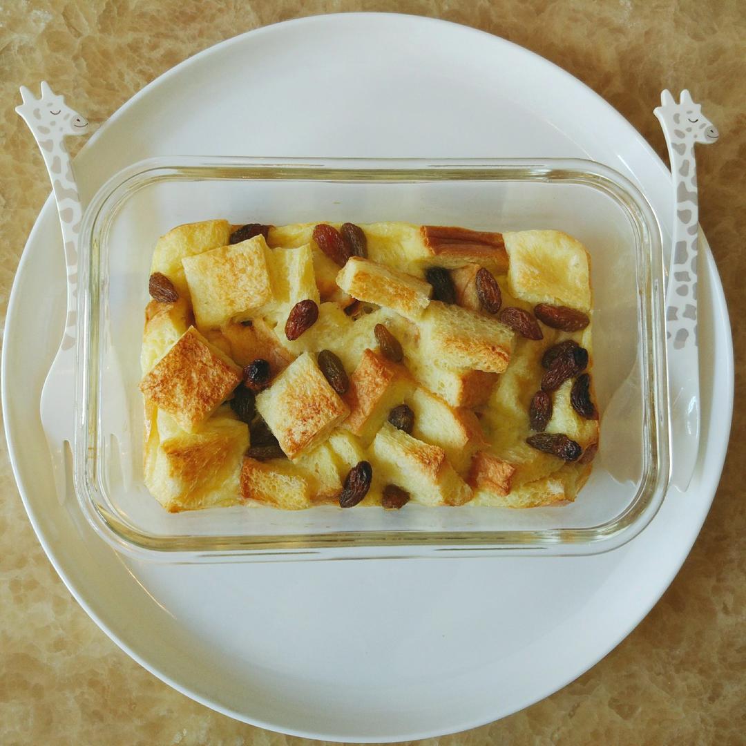 牛奶吐司鸡蛋布丁（失败吐司的归处）