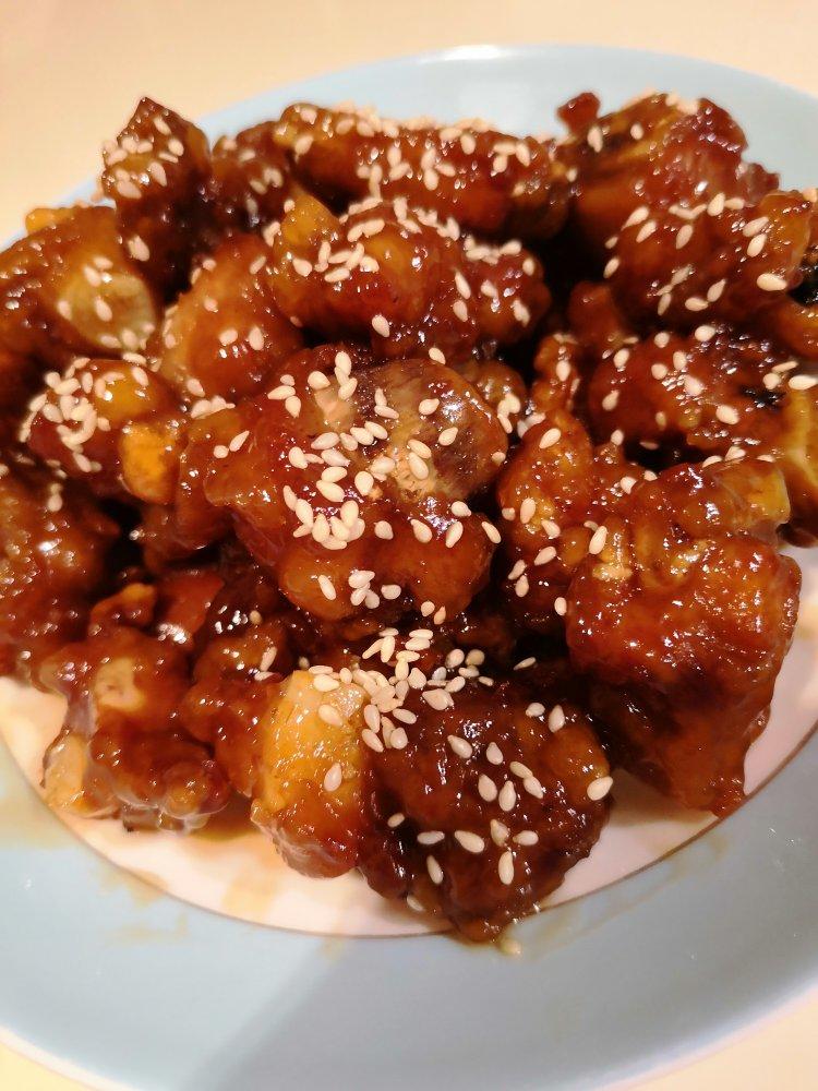 江西饶云华13764937082做的念念不忘的糖醋排骨&左宗棠鸡