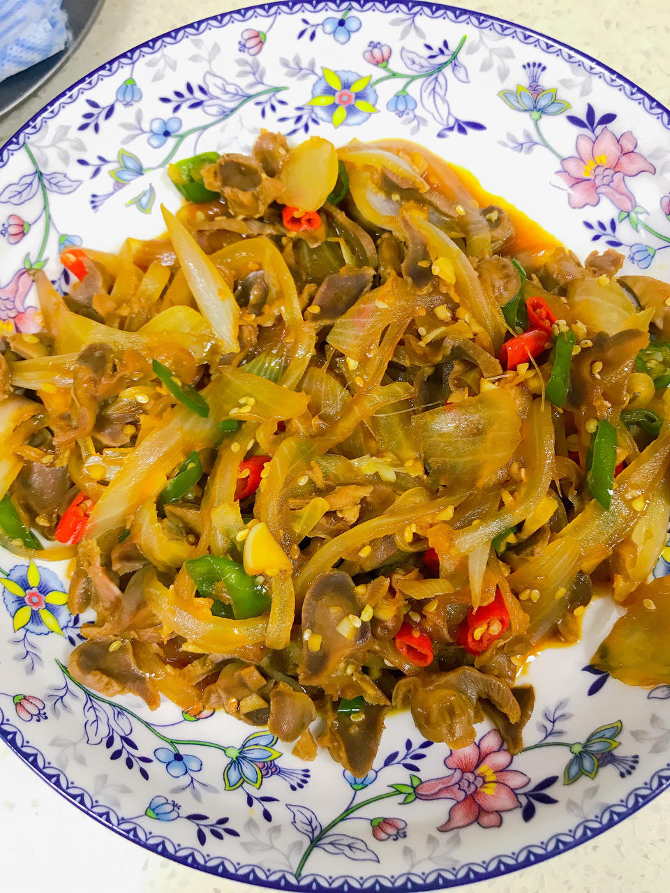 小米椒爆鸡胗