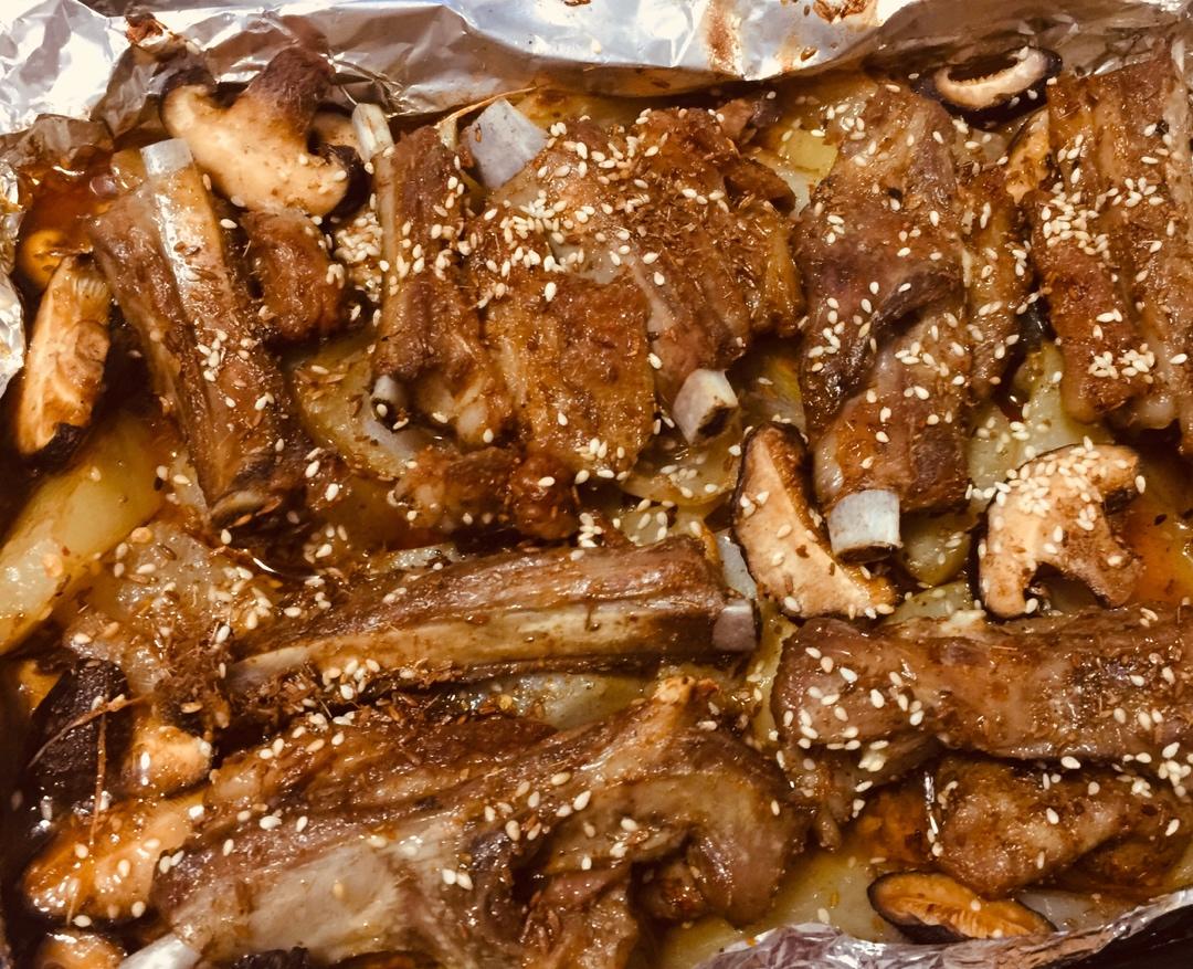 烤箱烤羊排―新疆人做法