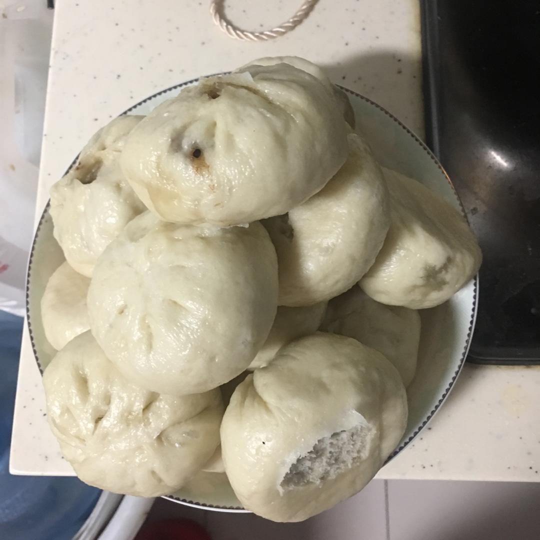 鲜肉大葱肉包（教你水打馅）