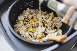 鸡肉蘑菇南瓜藜麦炖饭的做法 步骤14
