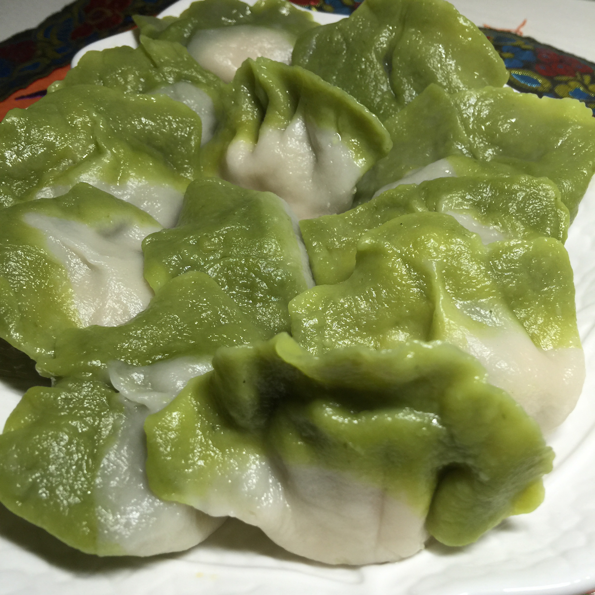 翡翠白玉白菜水饺详细版(附翡翠白玉白菜饺包法,翡翠白玉饺子皮两种制