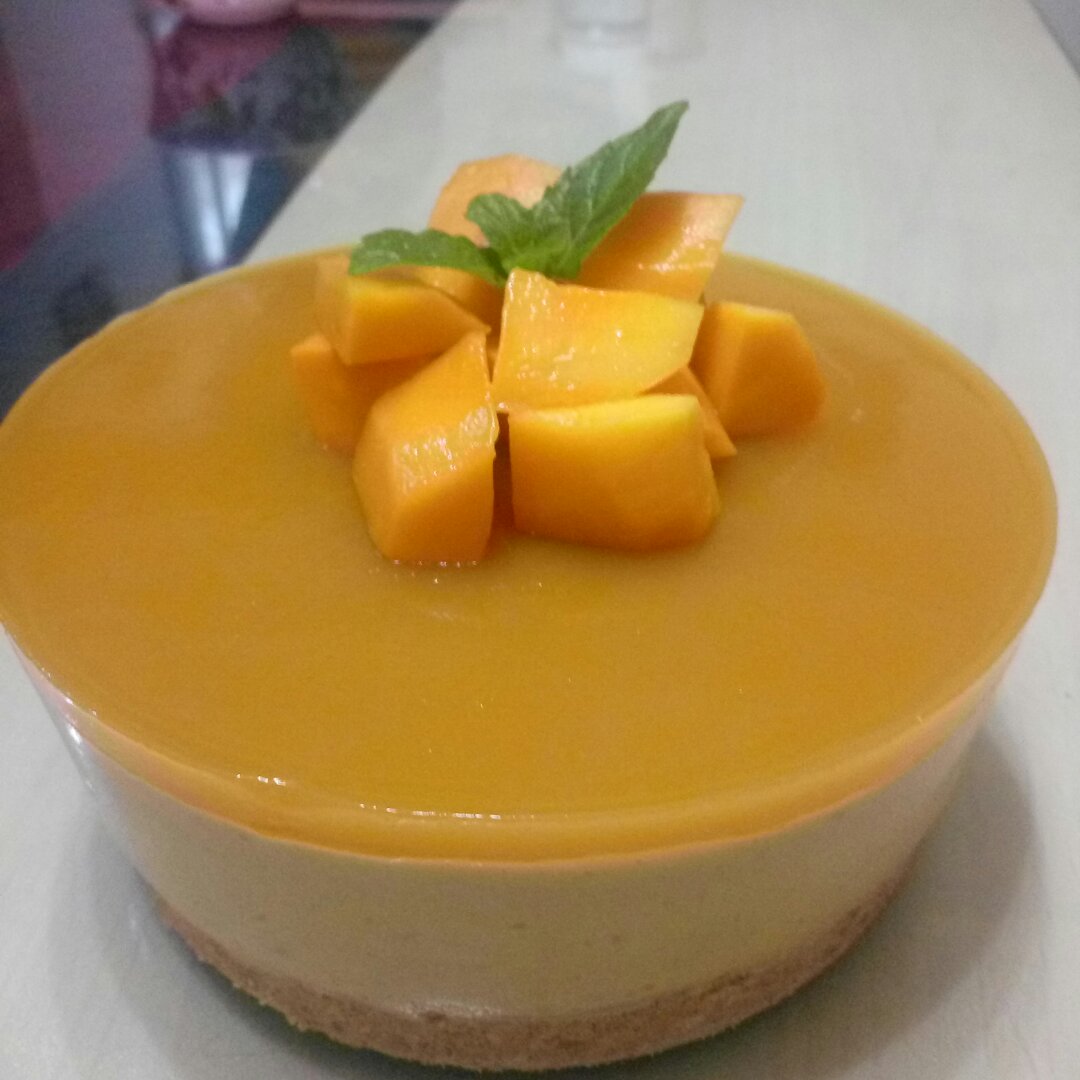 芒果冻芝士蛋糕