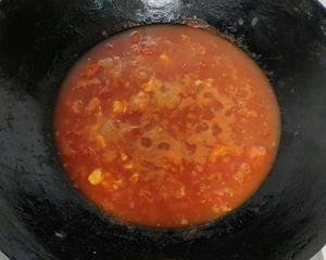 番茄鸡蛋浓汤面的做法 步骤5