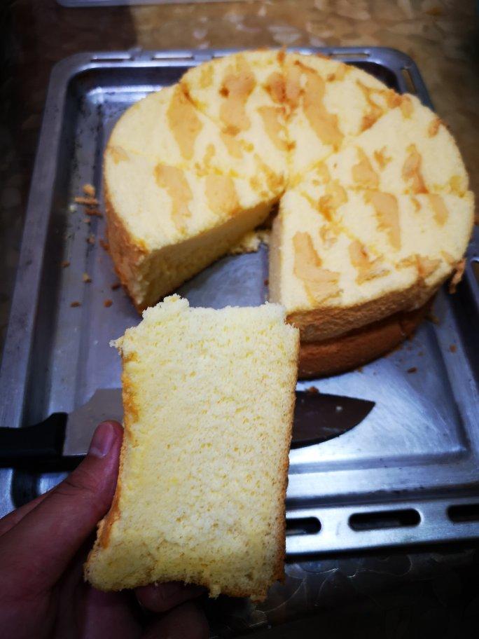 烤箱（电饭煲）通用8寸戚风蛋糕【步骤超详细】（超简单）