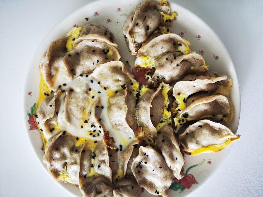 qin70做的黑麦全麦鸡胸肉饺子