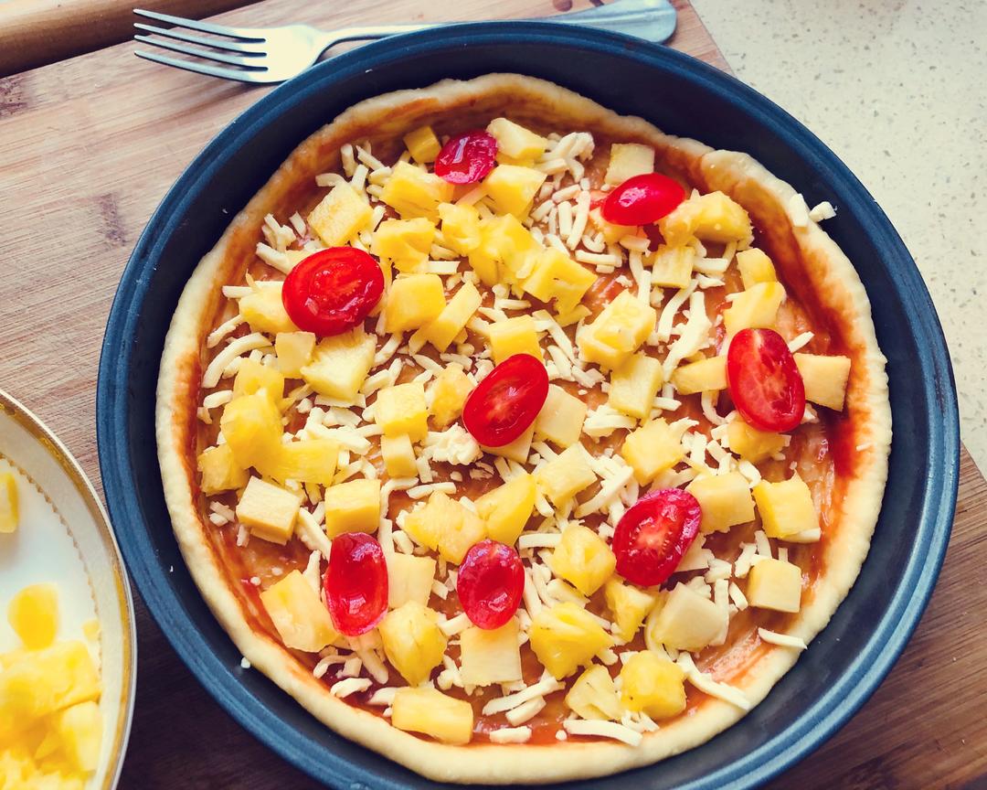 不输必胜客的菠萝香蕉披萨🍕
