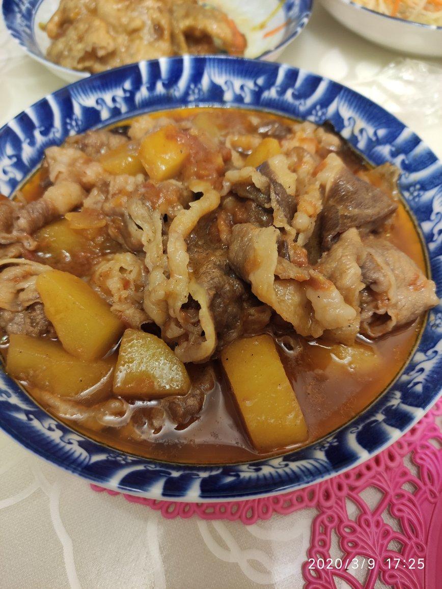 番茄土豆肥牛锅