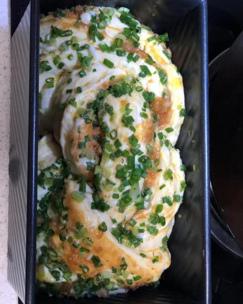 香葱肉松手撕吐司