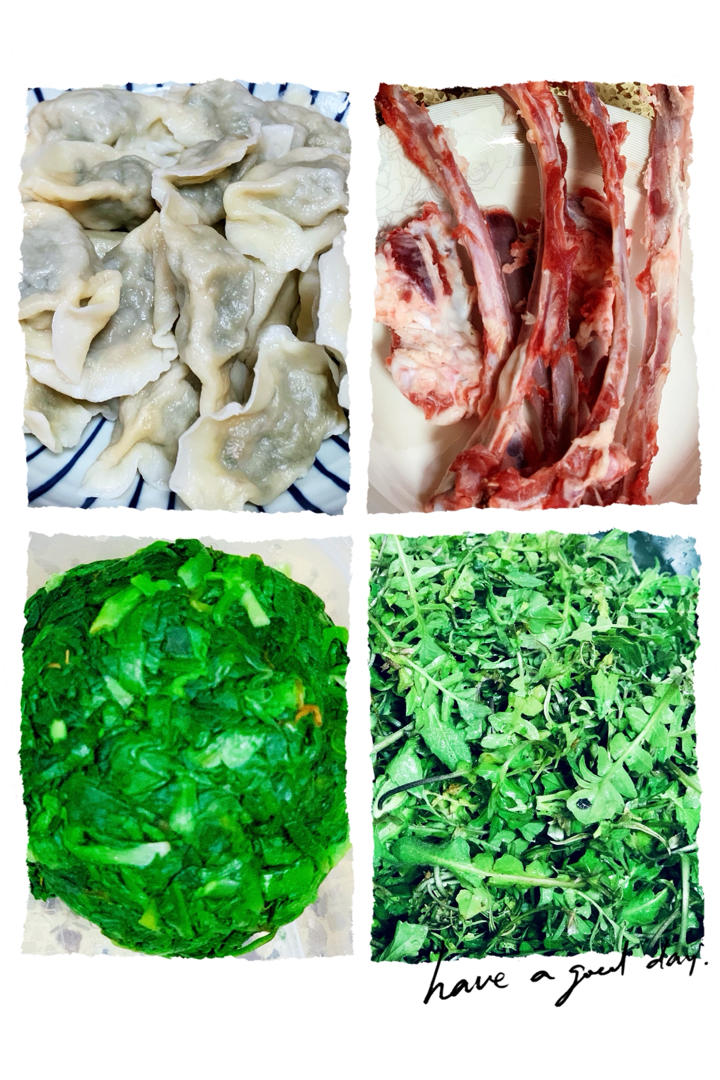 荠菜鲜肉饺子