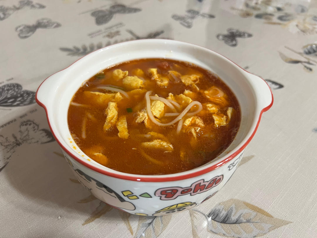 汤都要喝光的西红柿鸡蛋面