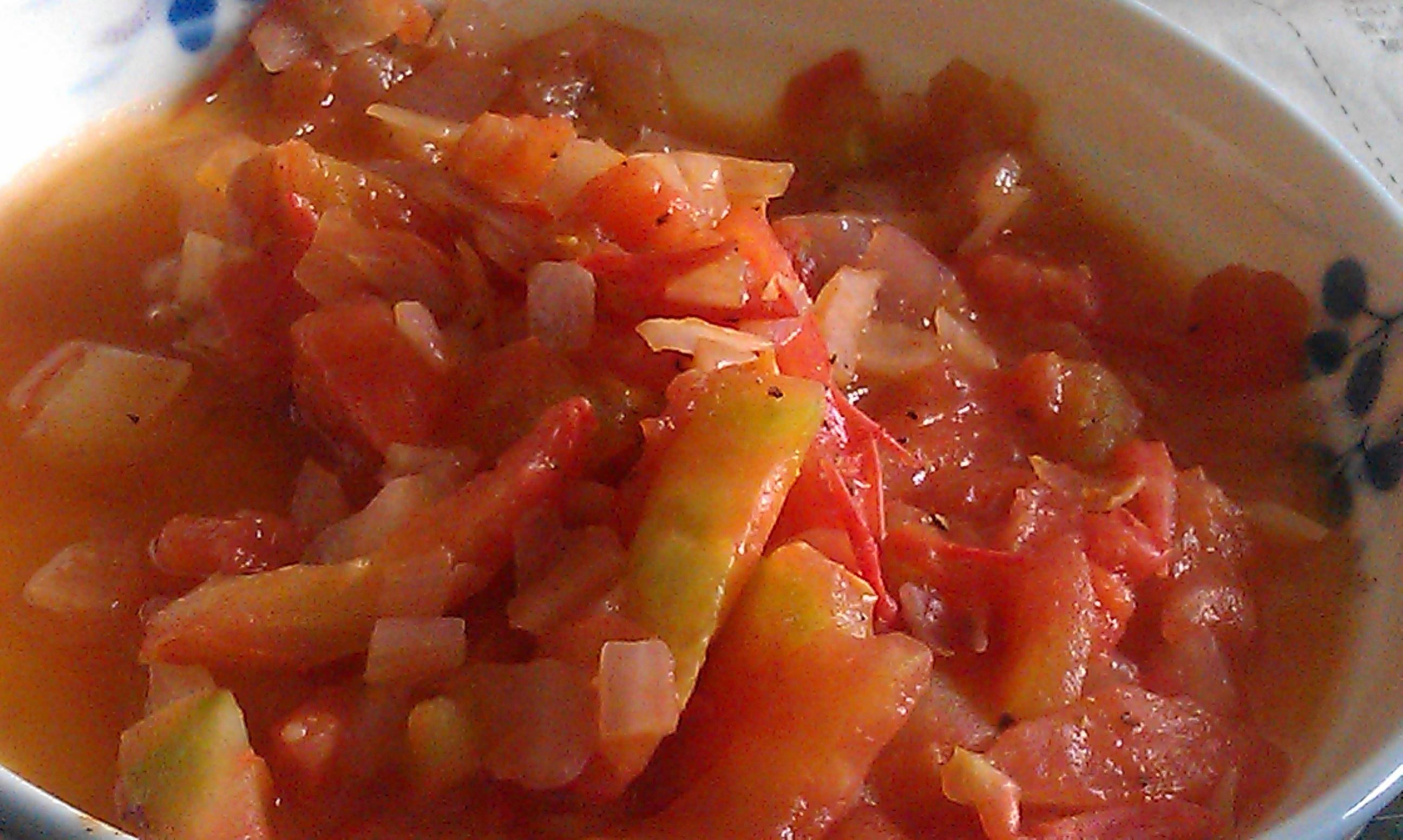 黑椒洋葱炒番茄的做法