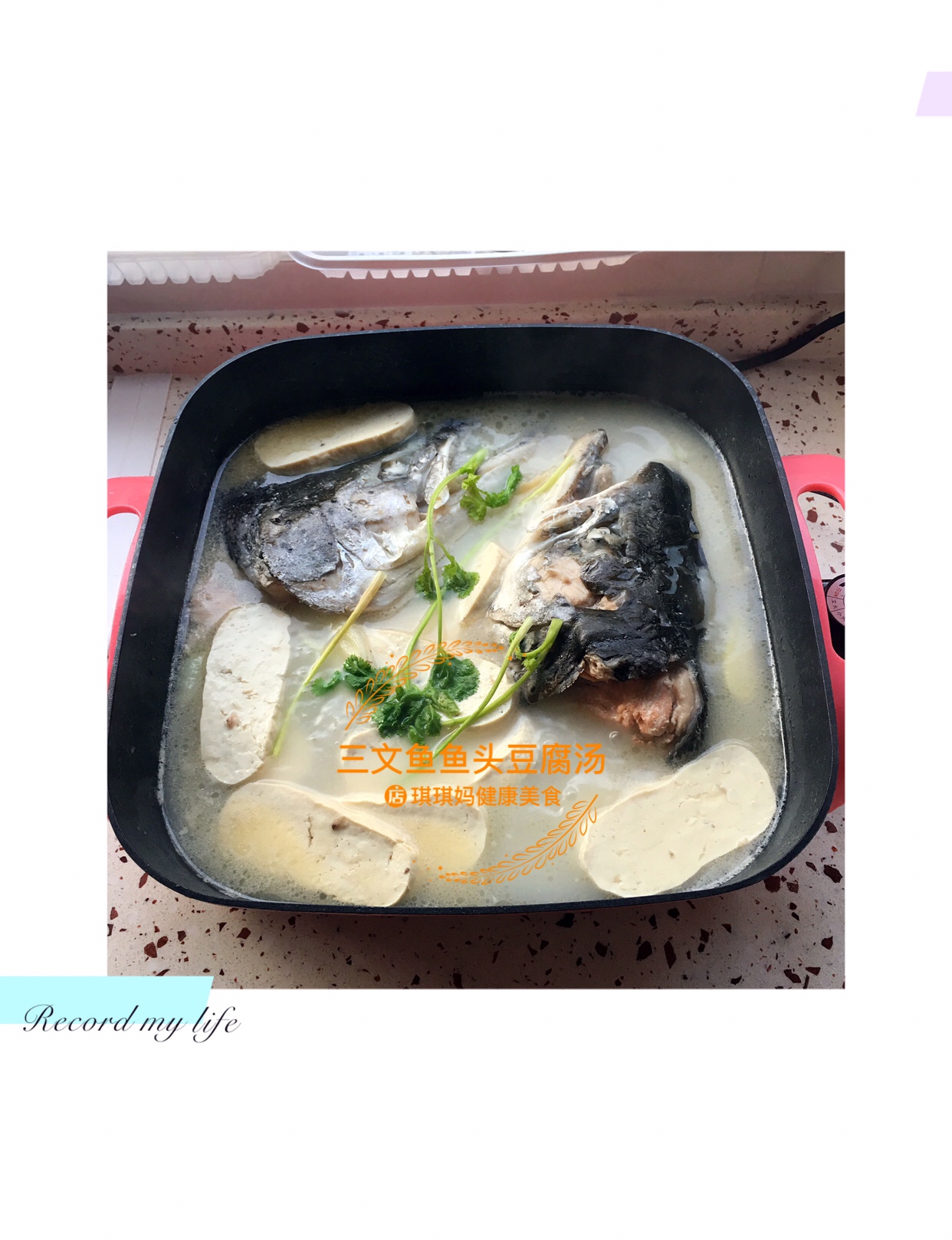 三文鱼鱼头豆腐汤