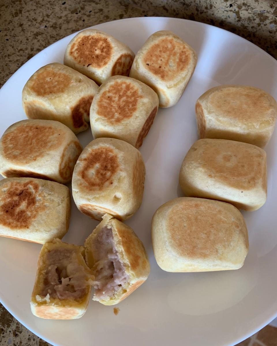 爆浆拉丝芋泥仙豆糕