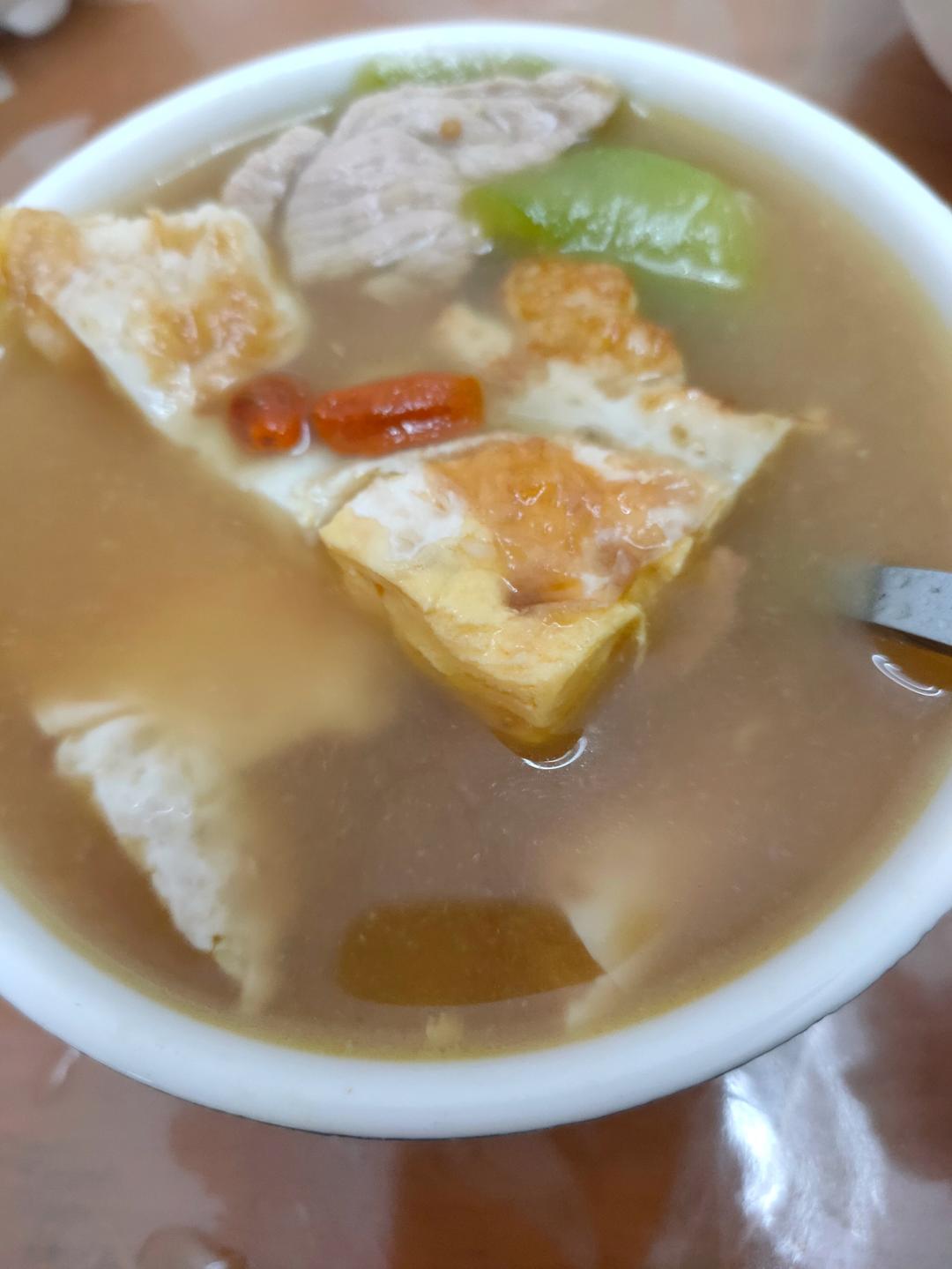 丝瓜鸡蛋汤