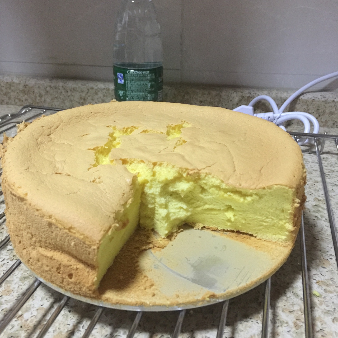 烤箱做蛋糕（戚风蛋糕的做法）