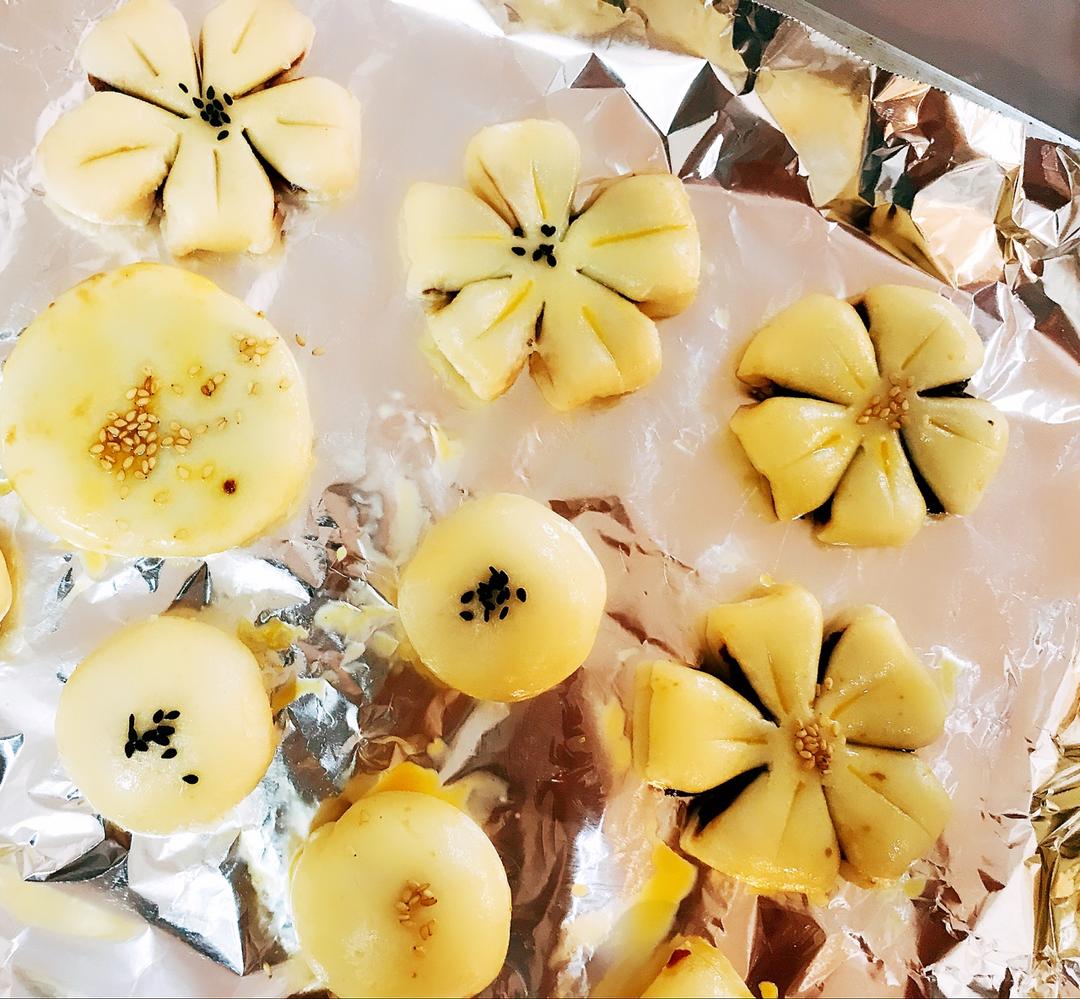 梅花豆沙酥