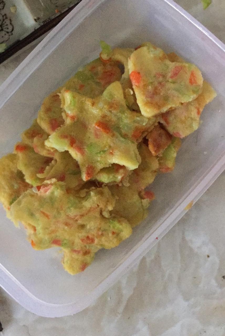 宝宝辅食：营养多彩蔬菜鸡蛋小饼