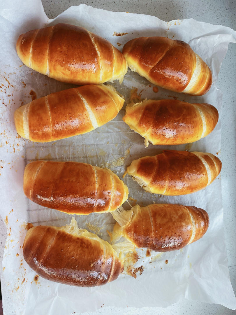 日式の盐可颂·盐面包..