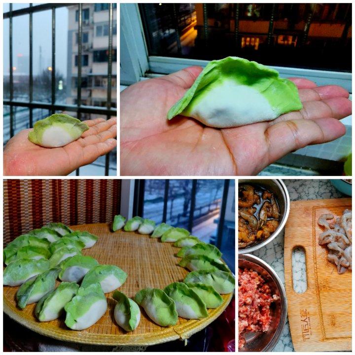 翡翠白菜饺