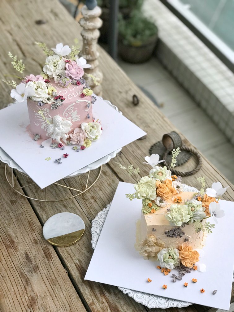 韩式裱花蛋糕