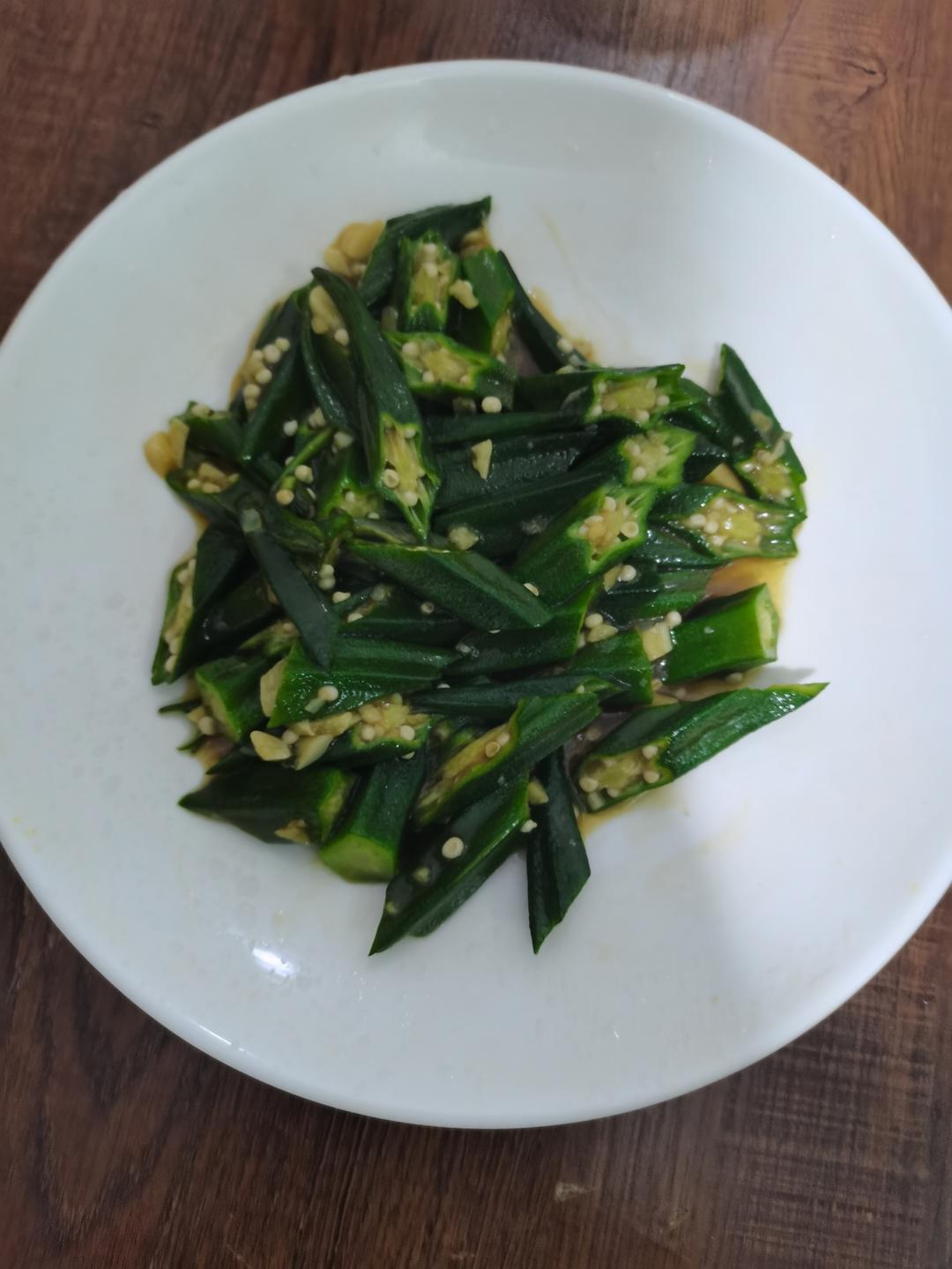 蚝油秋葵