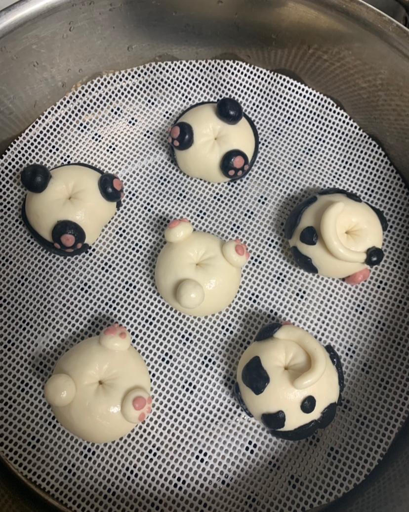 可爱造型馒头 萌物翘翘小屁屁
