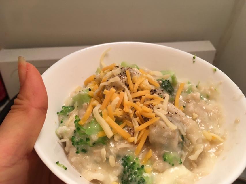 西兰花燕麦粥