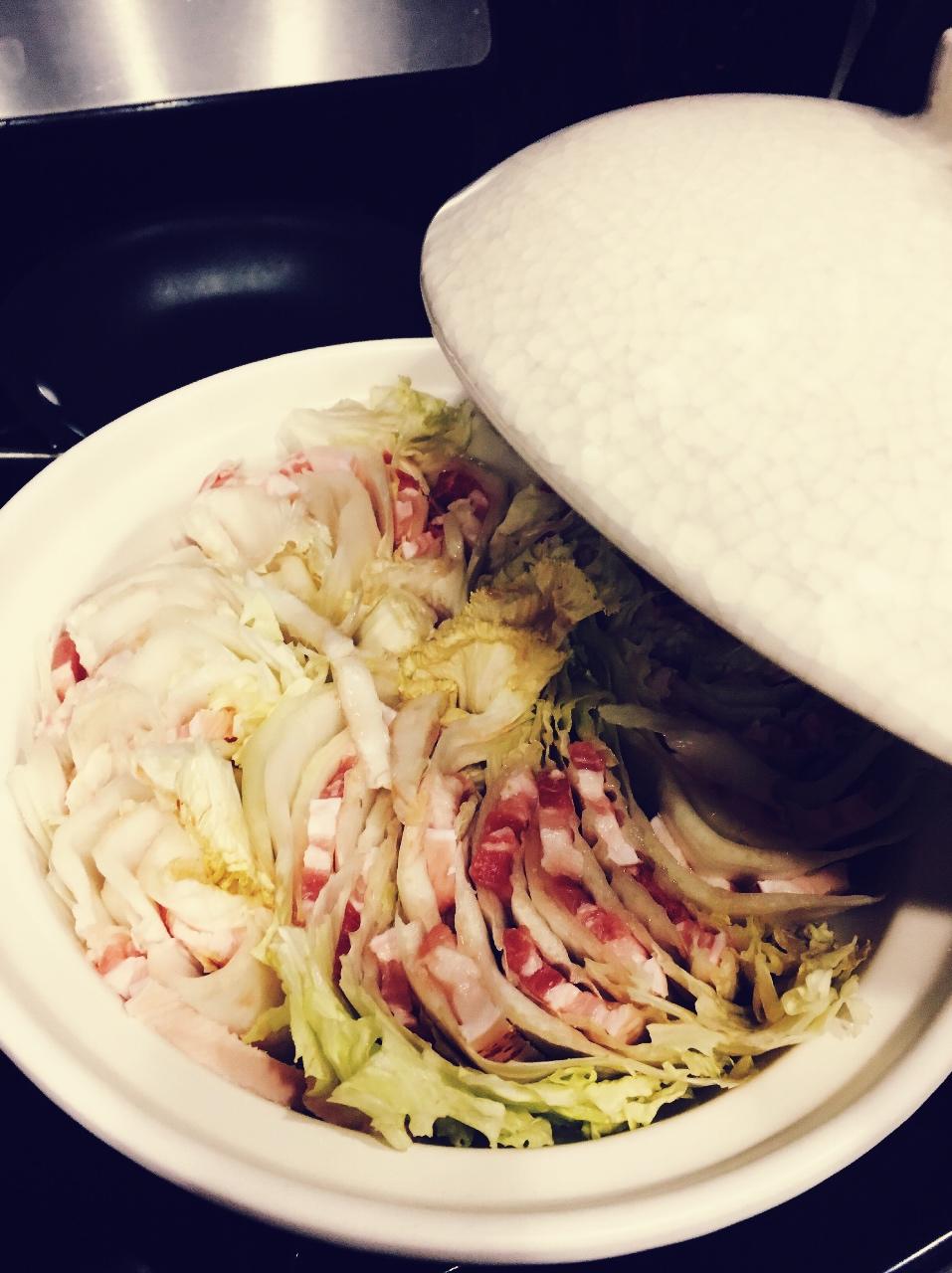 基础白菜猪肉锅