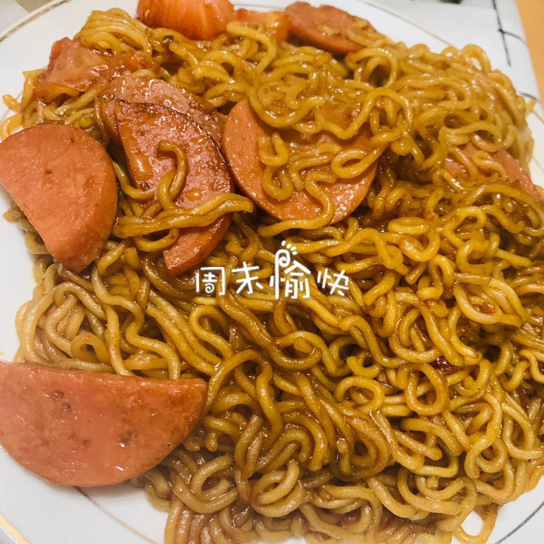 炒方便面￨幸福感爆棚