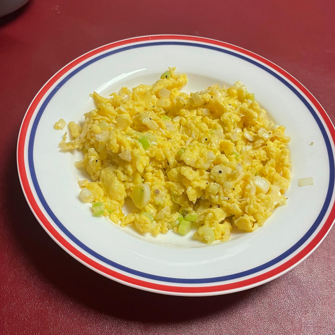 大葱炒鸡蛋