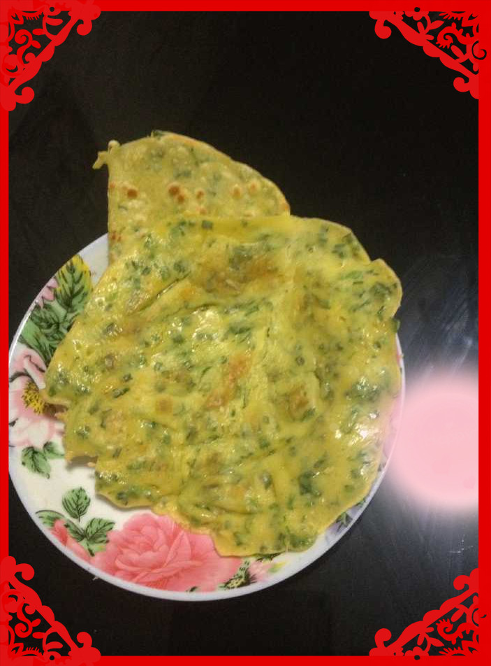南瓜丝鸡蛋饼