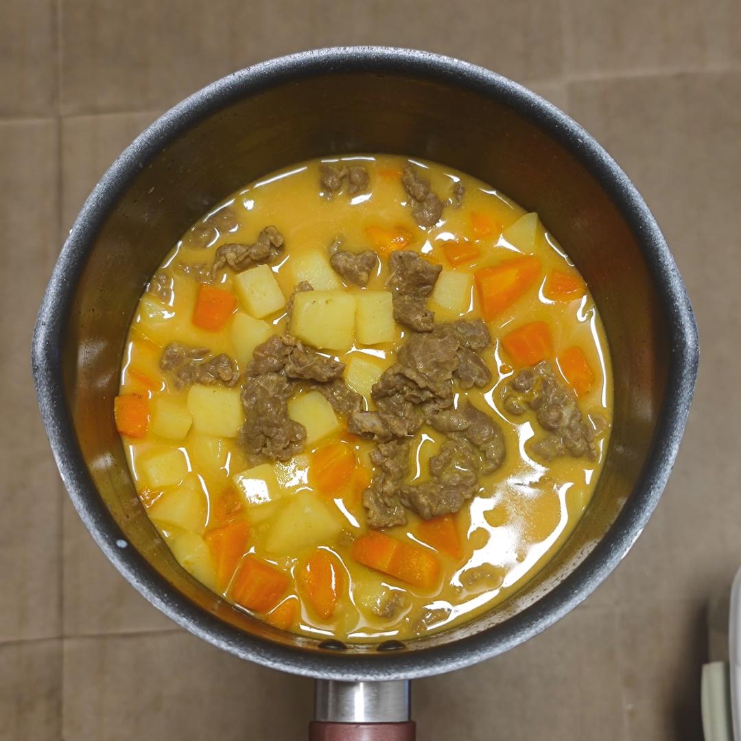 咖喱牛肉（按照流程来绝对不翻车）