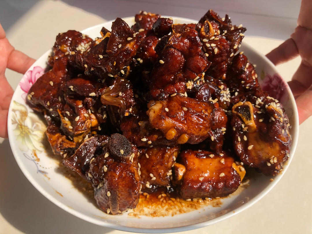 糖醋排骨/糖醋小排（不放油）（12345口诀做出正宗上海本帮）