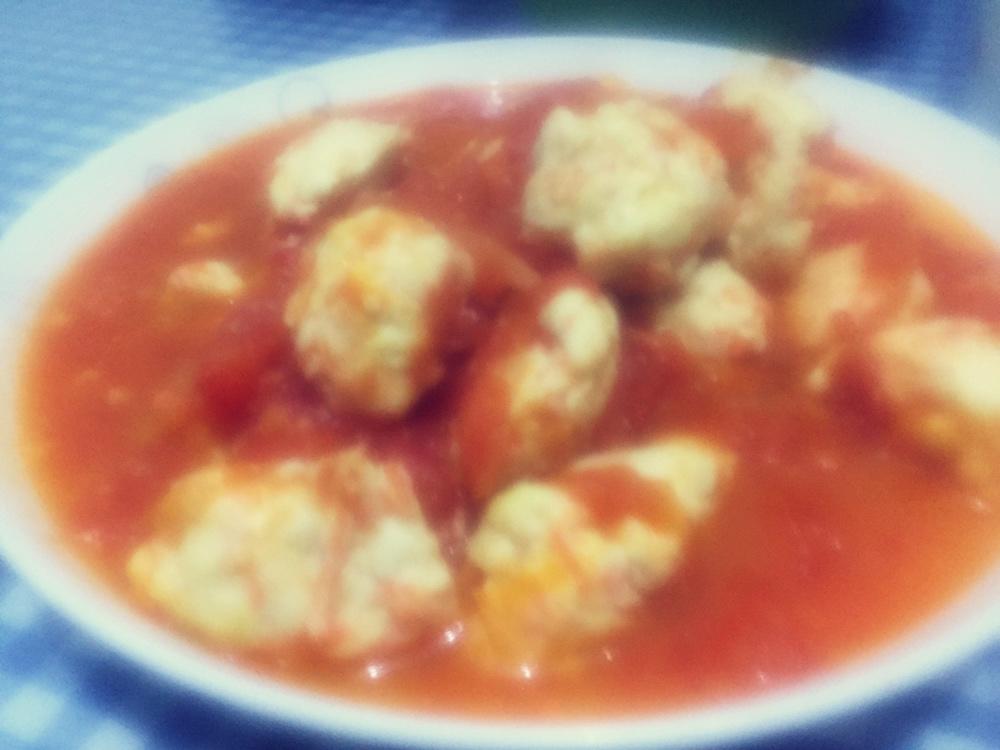 【番茄鸡肉丸】