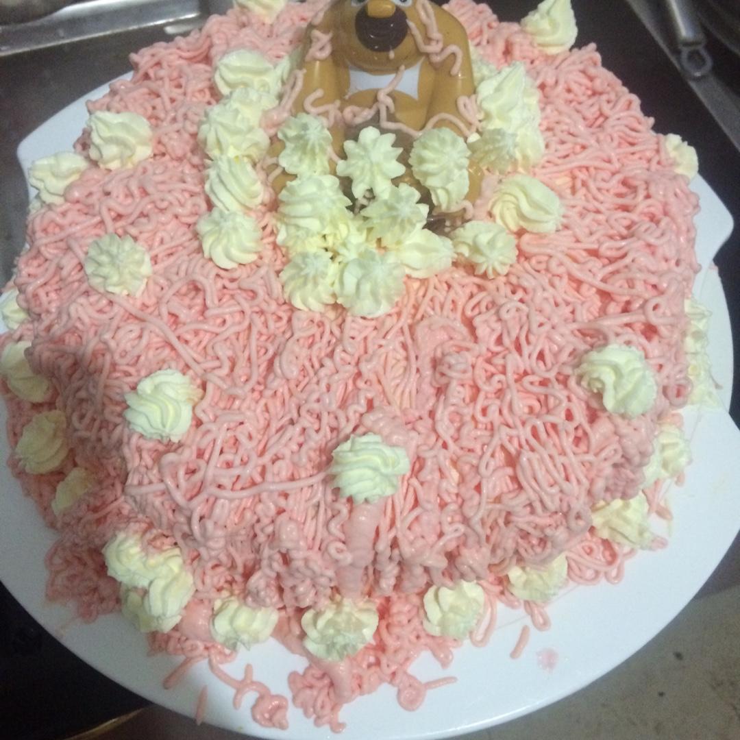 详细步骤制作泡泡浴娃娃蛋糕