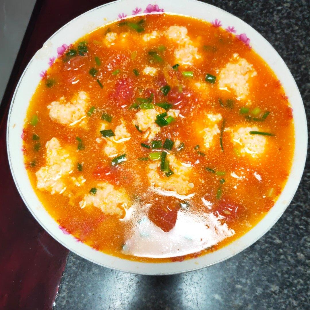 轻松自制虾滑番茄煲，鲜而不咸，一口爆汁！