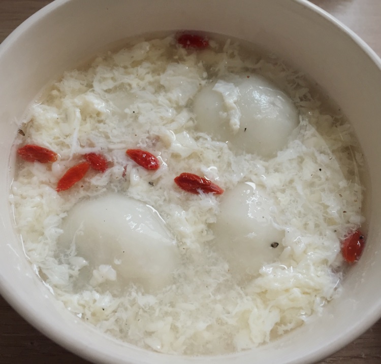 蛋花酒酿圆子