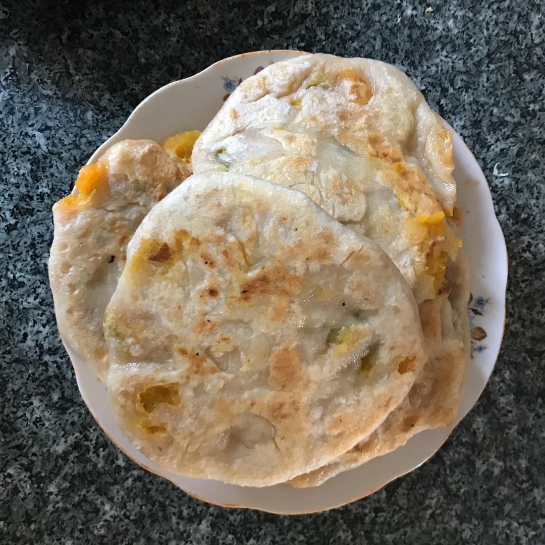 烫面紫薯饼