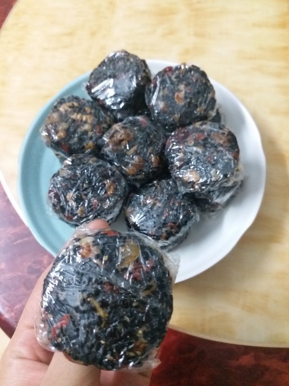 养生四物糕-红枣核桃枸杞黑芝麻