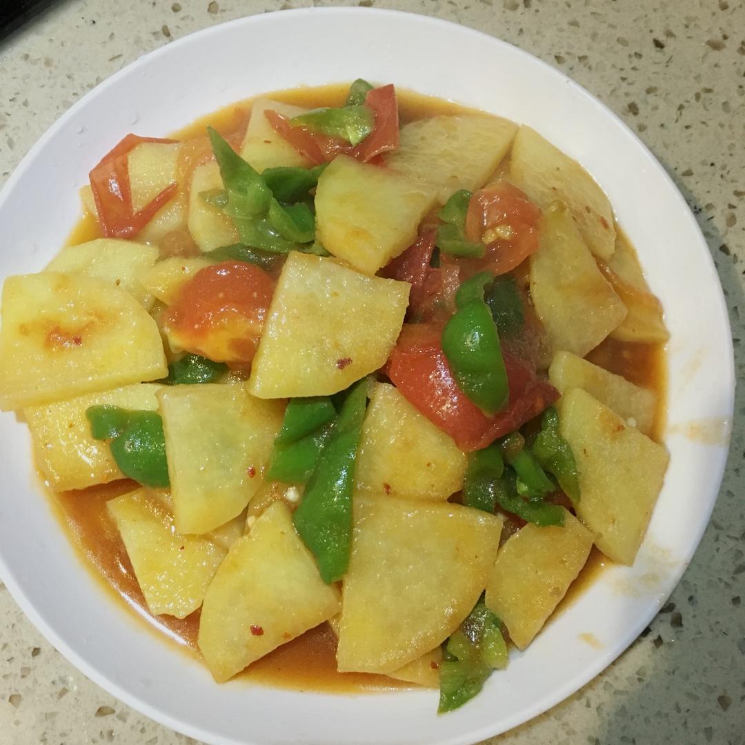 西红柿炒土豆